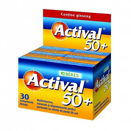 BERES Actival 50+ x 30cp.film