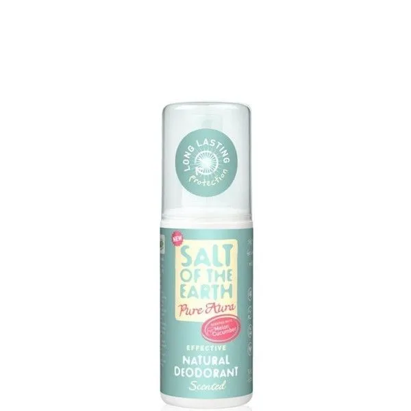 SALT OF THE EARTH 571 DEODORANT PENTRU FEMEI PURE AURA CU PEPENE SI CASTRAVETE 100ML