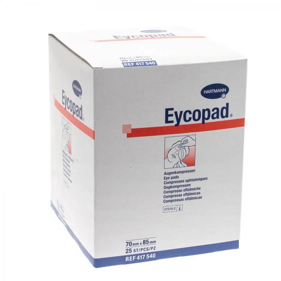 HARTMANN EYCOPAD COMPRESE STERILE 70X85MM X 25BUC