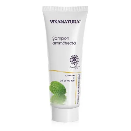 Sampon antimatreata rozmarin si ulei de tea-tree, 250 ml, Vivanatura
