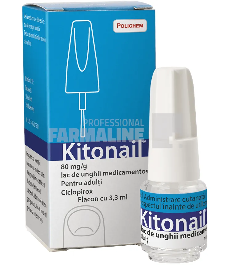 Kitonail 80 mg/g Lac de unghii medicamentos