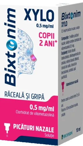 BIXTONIM XYLO PICATURI 0,5 mg/ml x 1