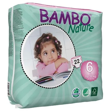 Bambo Nature scutece nr 6 (16-30kg) x 22 buc
