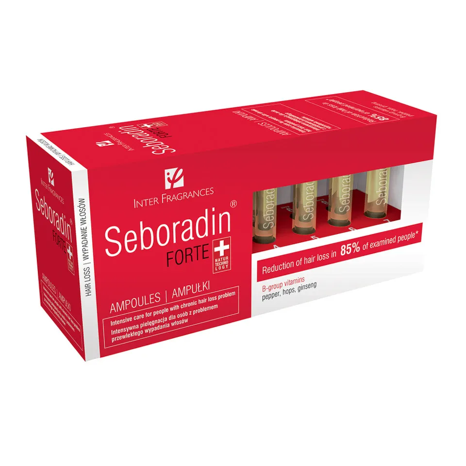 SEBORADIN FORTE TRATAMENT IMPOTRIVA CADERII PARULUI SUBTIRE FIOLE 5.5ML X 14BUC