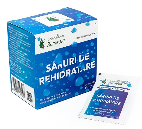 Saruri de rehidratare, 20 plicuri, Remedia
