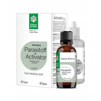 Pachet Parasitoff, 10ml + Activator, 50ml, Steaua Divina