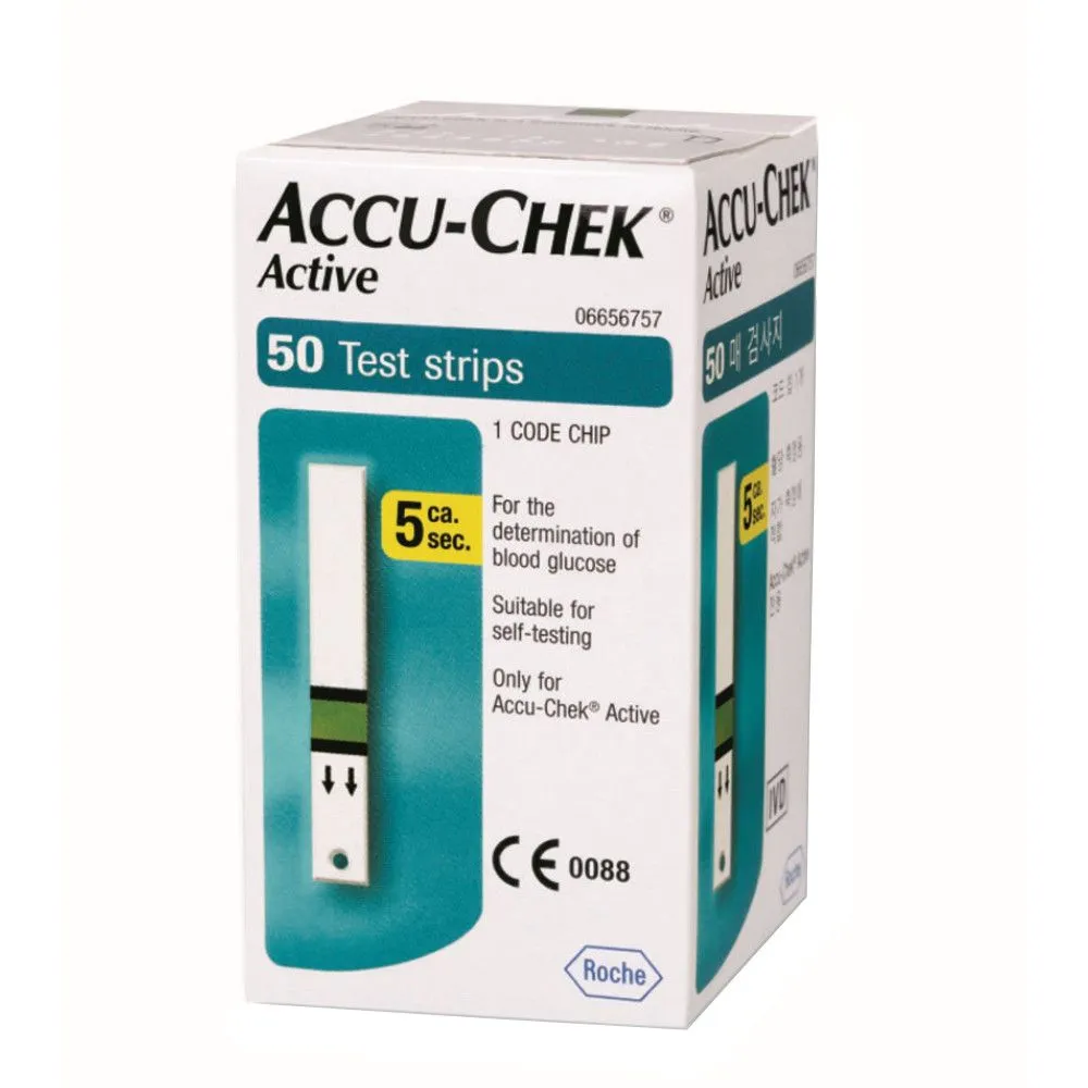Teste Accuchek Active  ,50 bucati