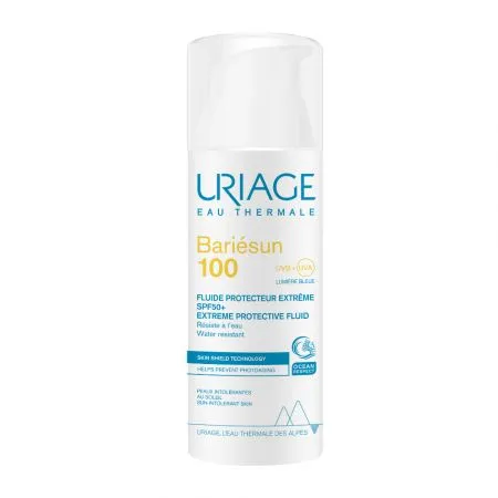 Fluid protectie extrema Bariesun 100 SPF 50+, 50 ml, Uriage