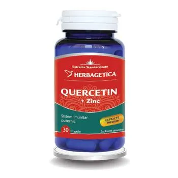 Quercetin + Zinc, 30 capsule, Herbagetica