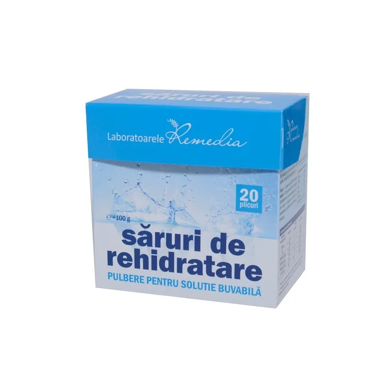 Saruri de rehidratare, 20 plicuri (Remedia)
