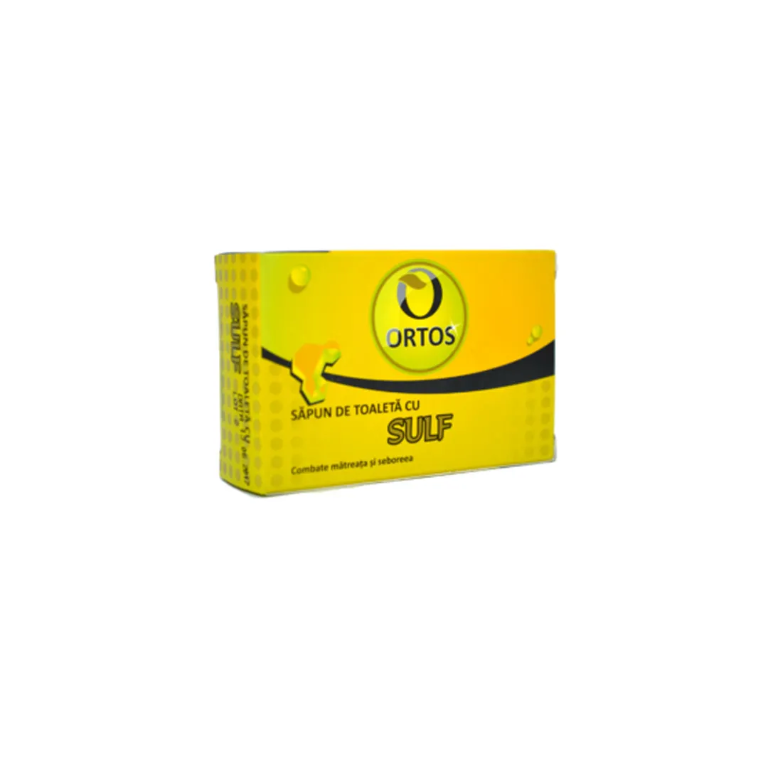 Sapun cu sulf, 100 gr, Ortos