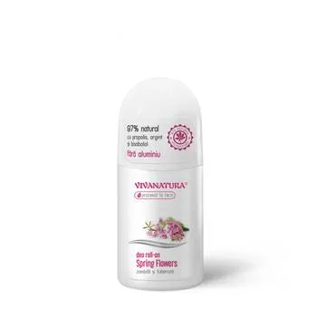 Deodorant Spring Flowers zambila si tuberoza, 50ml, VivaNatura