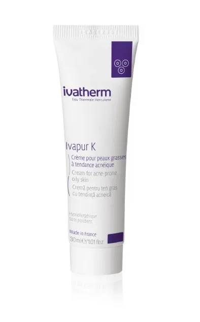 IVATHERM Ivapur K Crema pentru ten gras cu tendinta acneica, 30 ml