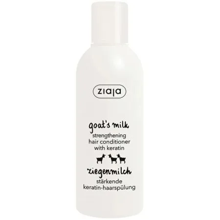 Balsam pentru intarirea firului de par cu lapte de capra si keratina, 200 ml, Ziaja