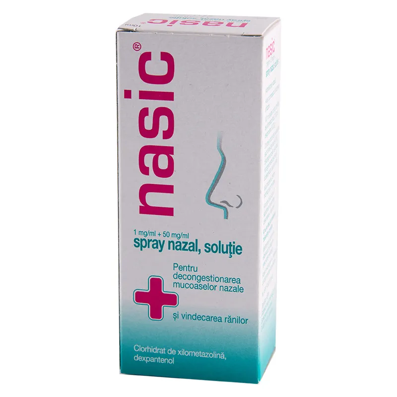 Nasic spray nazal adulti, 10ml