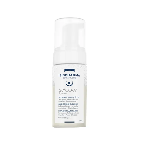 Spuma de curatare iluminatoare Glyco-A, 100 ml, Isis