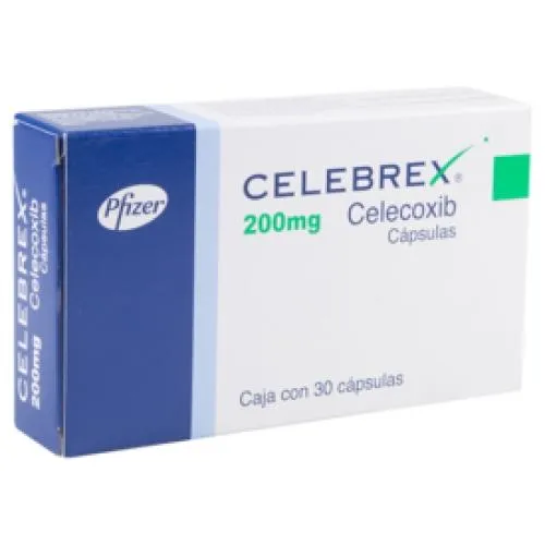 CELEBREX 200 mg X 30 CAPS. 200mg PFIZER EUROPE MA EEI