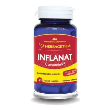 Inflanat+ Curcumin95, 30 capsule vegetale, Herbagetica