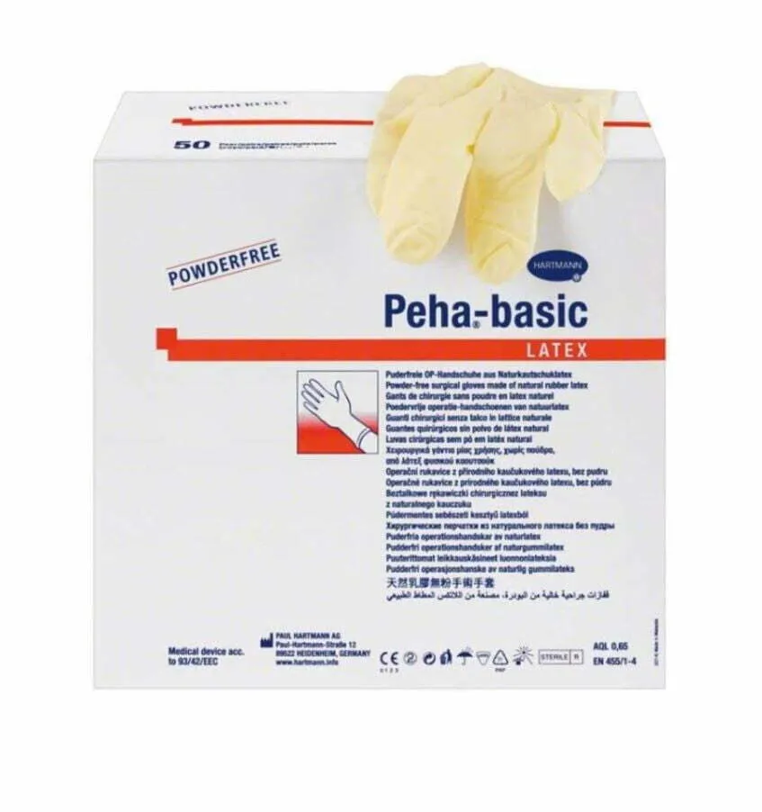 HARTMANN PEHA-BASIC MANUSI LATEX NEPUDRATE MARIMEA 6.5X 50 BUCATI