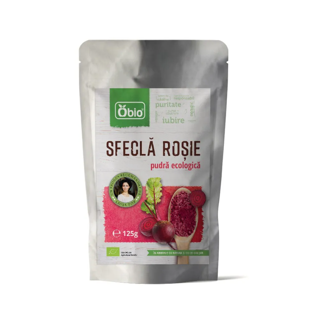 Sfecla rosie pudra bio (125 grame)