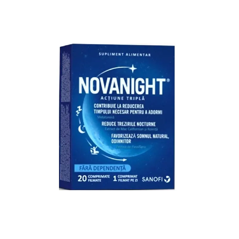Novanight, 20 comprimate filmate