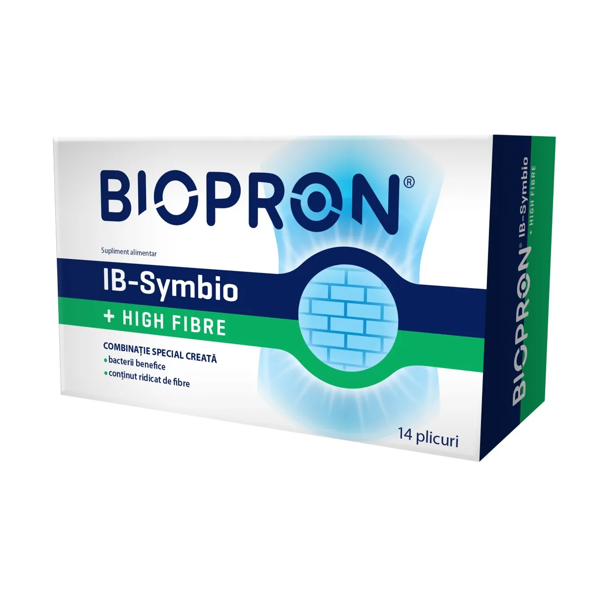 BIOPRON IB-SYMBIO+HIGH FIBRE X 14 PLICURI WALMARK