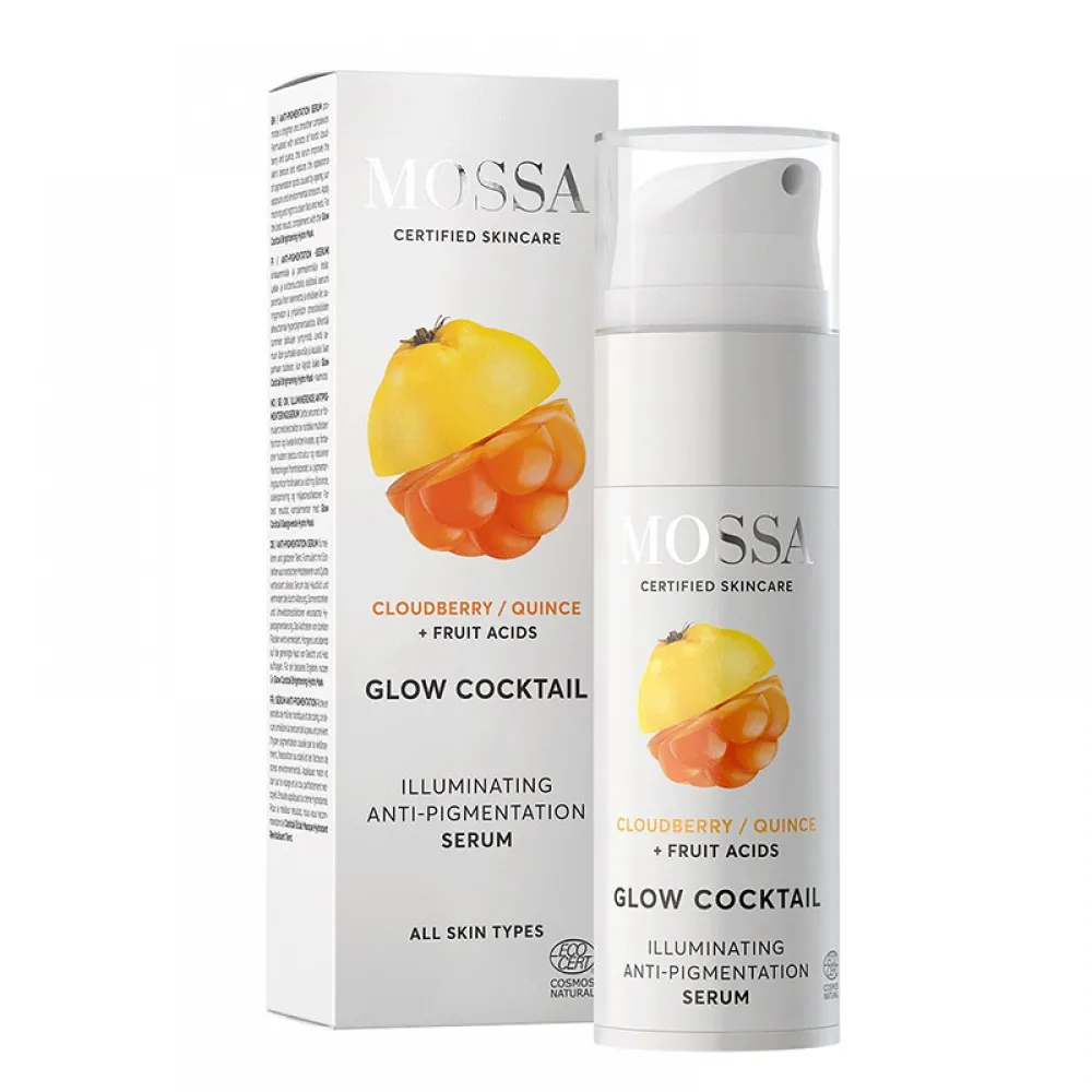 Glow Cocktail Ser iluminator anti-pigmentare (25 ml), Mossa