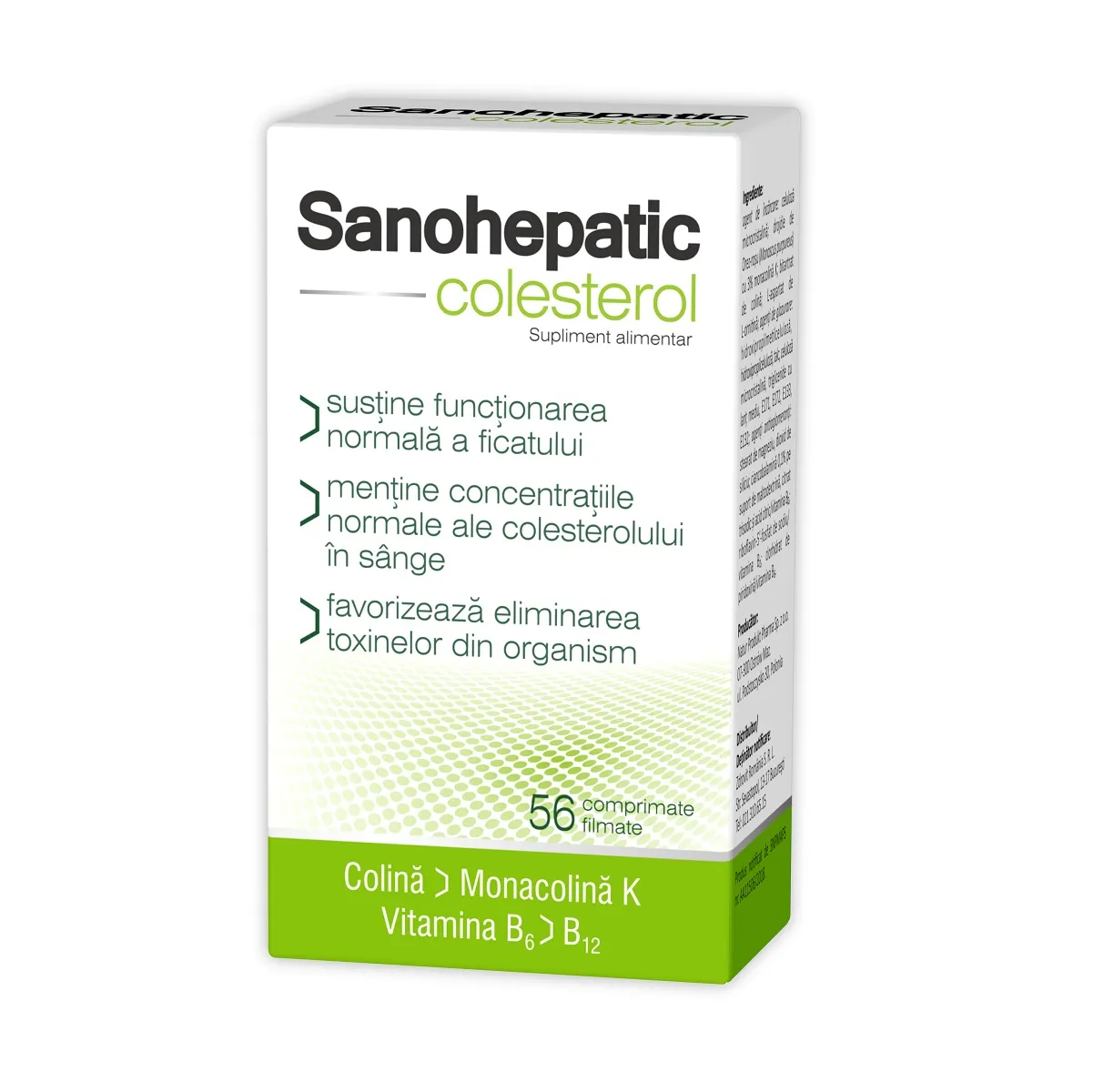 Sanohepatic Colesterol x 56 comprimate