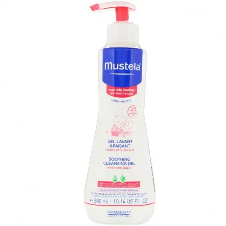 MUSTELA Gel curatare calmant pentru piele sensibila