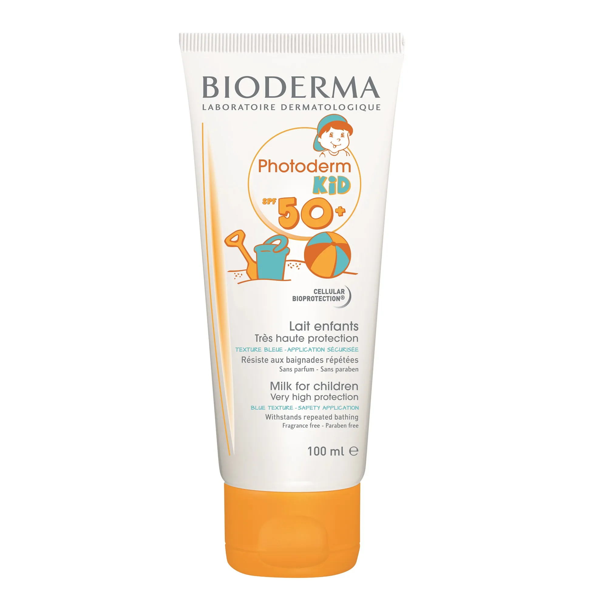 BIODERMA Lapte colorat protectie solară Photoderm Kid SPF 50+, 100 ml