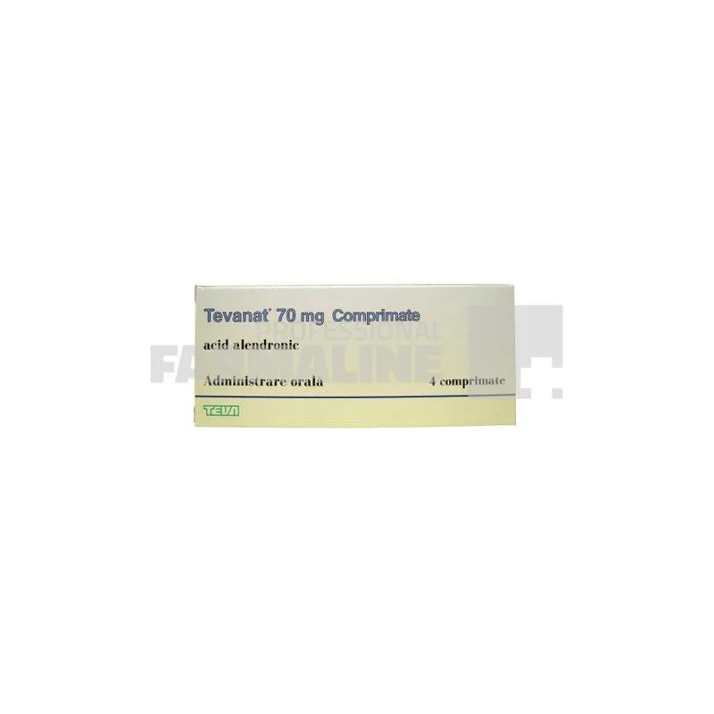 TEVANAT 70 mg x 4 COMPR. 70 mg TEVA PHARMACEUTICALS