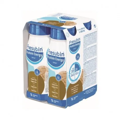Fresubin Protein Energy Drink cappuccino, 4 flacoane EasyBottle, 200 ml