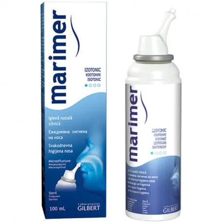 Marimer spray nazal izotonic cu apa de mare, 100ml