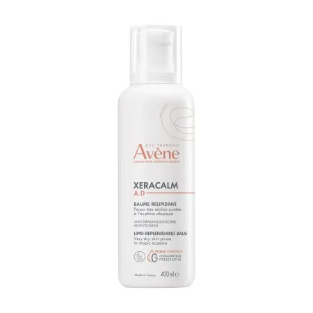 Balsam relipidant pentru pielea uscata predispusa la dermatita atopica sau prurit XeraCalm AD, 400 ml, Avene