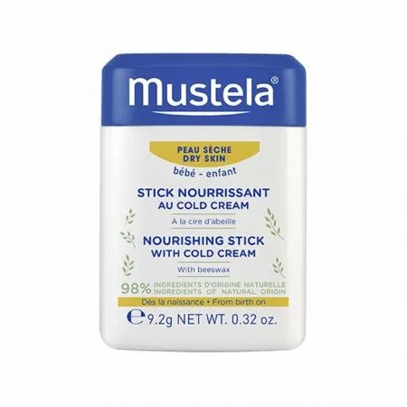 Stick hranitor cu cold cream, 9.2 g, Mustela