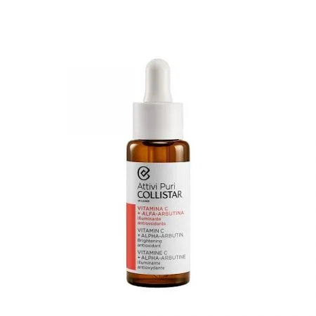 Serum fata revitalizant cu vitamina C si Alpha-Arbutin, 30 ml, Collistar