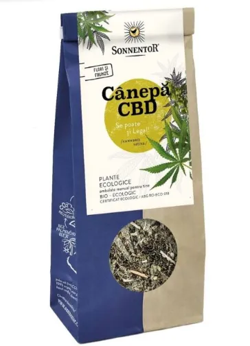 Ceai canepa CBD Eco 80g (Sonnentor)