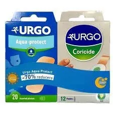URGO CORICIDE 12 BUCATI +URGO DISCRET 20 BUCATI 70% REDUCERE