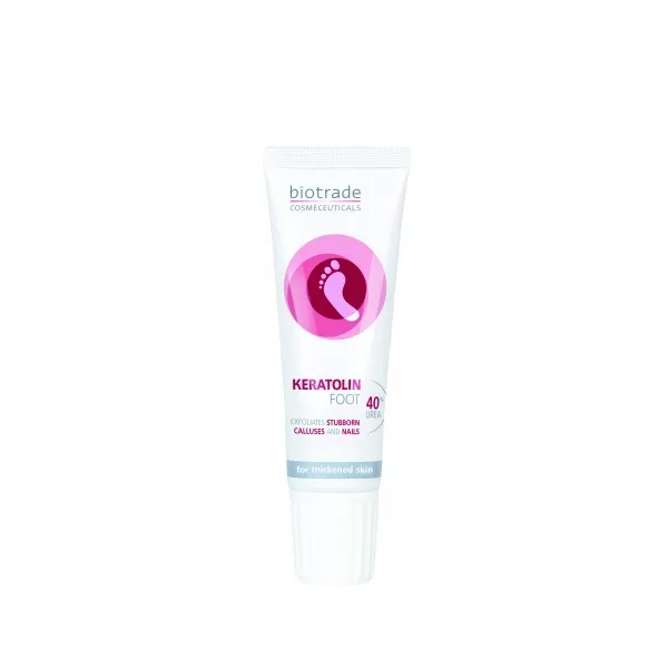 Biotrade Keratolin Foot Gel 40% Uree Gel hidratant pentru bataturi si unghii ingrosate 15 ml