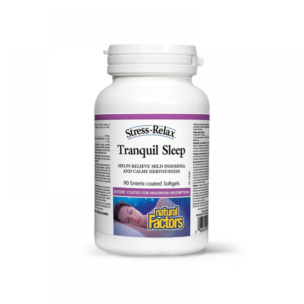 Tranquil Sleep Complex somn linistit (90 capsule), Natural Factors