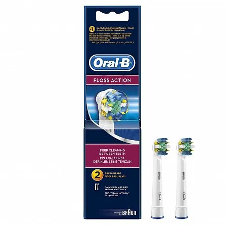 Rezerve Periuta Electrica Floss Action EB25-2, 2 bucati, Oral-B