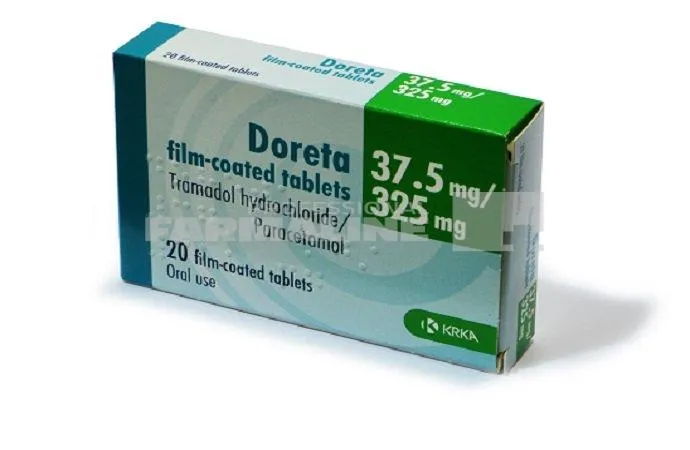 DORETA 37,5mg/325mg x 20 COMPR. FILM. KRKA D.D. NOVO MESTO