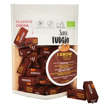 Caramele cu aroma de cacao eco, 150g, Super Fudgio