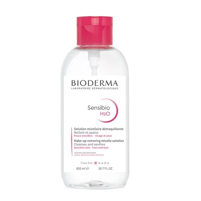 BIODERMA Solutie micelara Sensibio H2O cu pompa, 850 ml