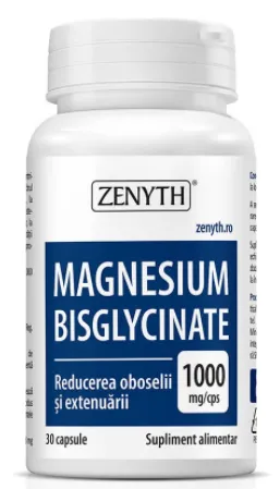 Magneziu Bisglicinat 1000mg 30cps (Zenyth)