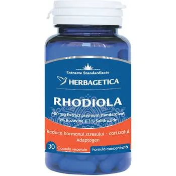 Rhodiola Zen Forte, 30 capsule, Herbagetica