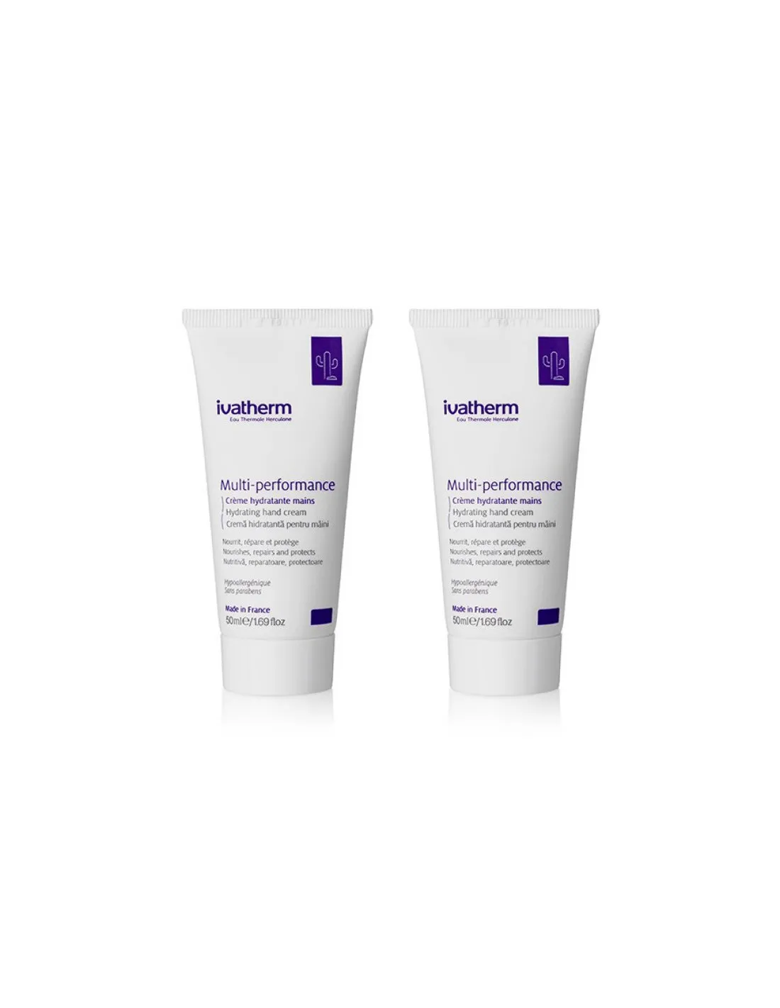 Crema de maini Multi-Performance 1+1-70% gratis, 50ml, Ivatherm
