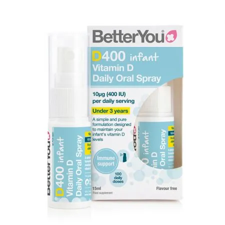 Spray oral cu vitamina D Infant, 400 UI, 15 ml, BetterYou