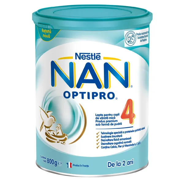 Lapte Praf Nan Optipro 4 x 800g