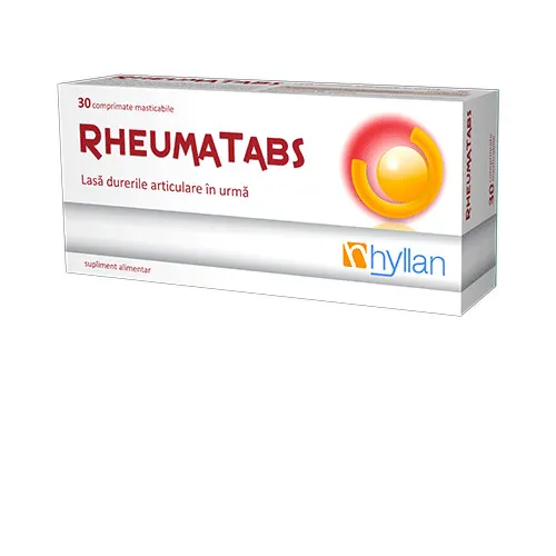 HYLLAN RHEUMATABS 30 COMPRIMATE MASTICABILE